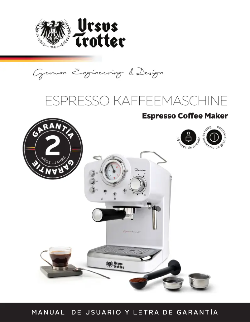 Page n°1 - Manuel utilisateur Ursus Trotter UT-KAFFEEDELUXE