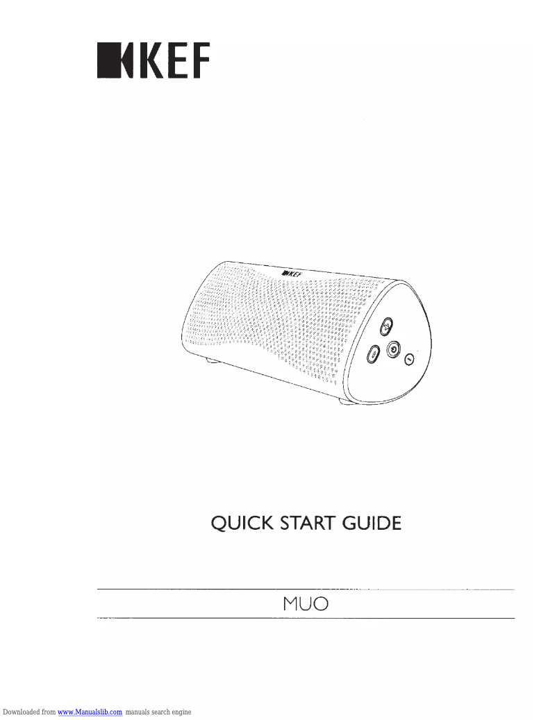 Image de la première page du manuel de l'appareil Muo