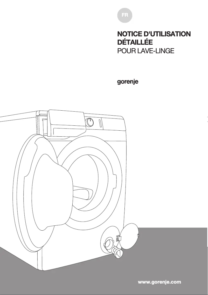 Page 1 de la notice Manuel utilisateur Gorenje WNEI84BS