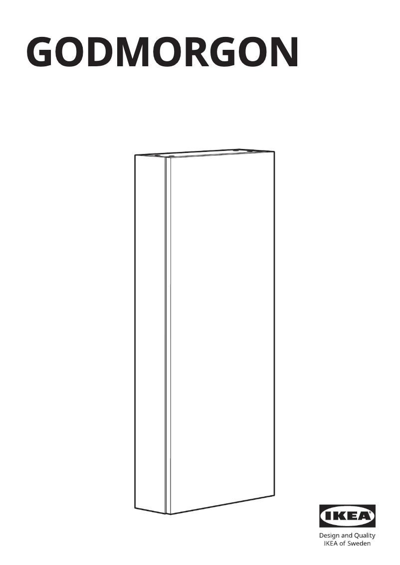 Image de la première page du manuel de l'appareil GODMORGON 702.261.85