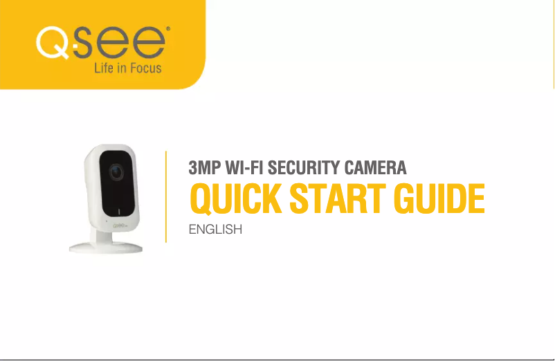 Page 1 de la notice Manuel utilisateur Q-See QCW3MP