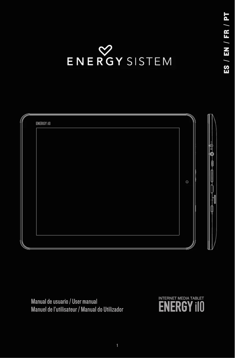 Page n°1 - Manuel utilisateur Energy Sistem i10