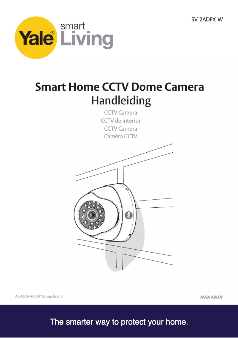 Page 1 de la notice Manuel utilisateur Yale Smart Home CCTV
