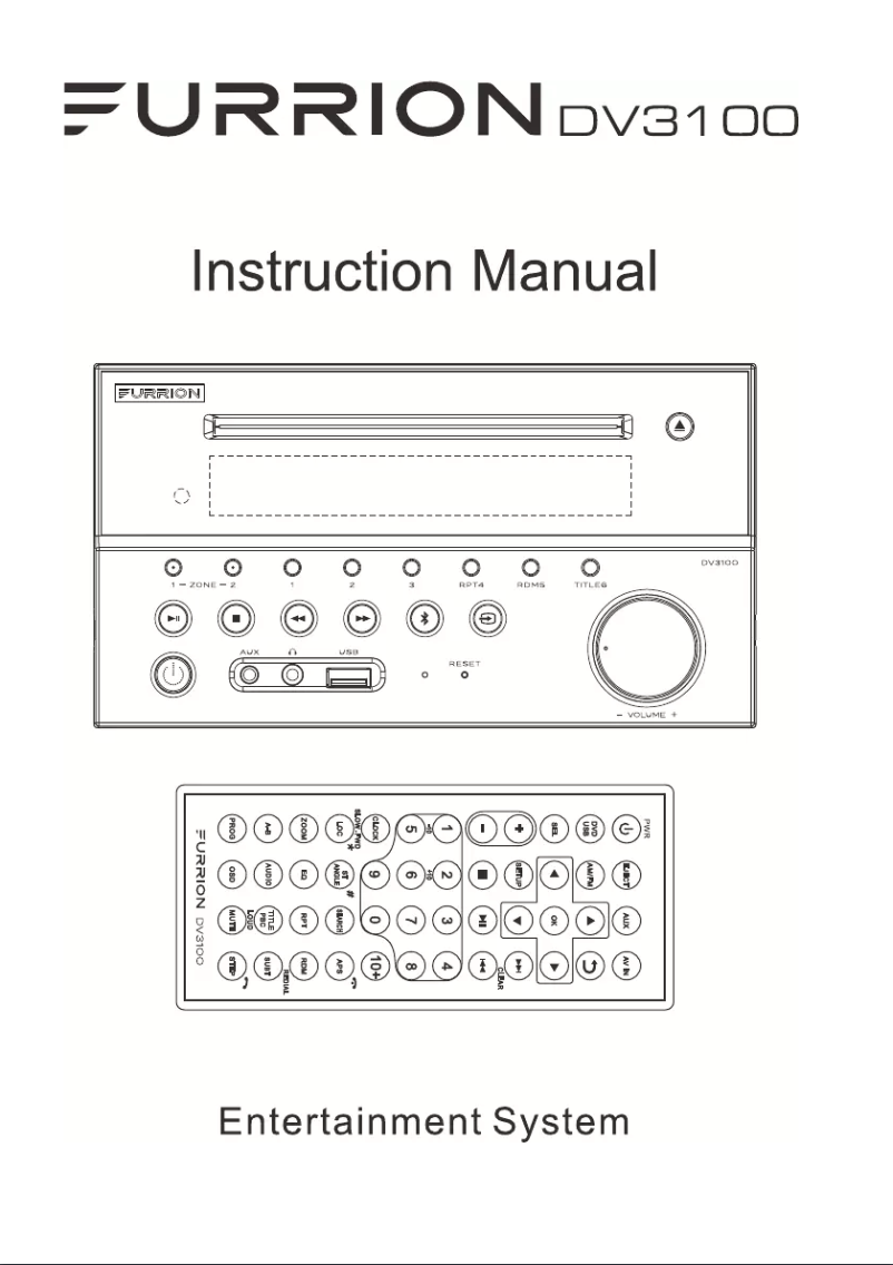 Image de la première page du manuel de l'appareil DV3100