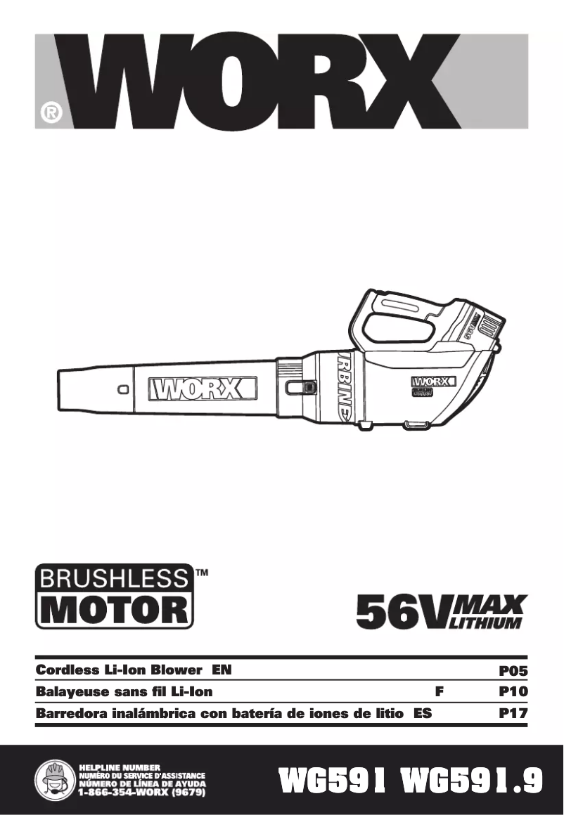 Imagen de la primera página del manual del dispositivo WG591.9