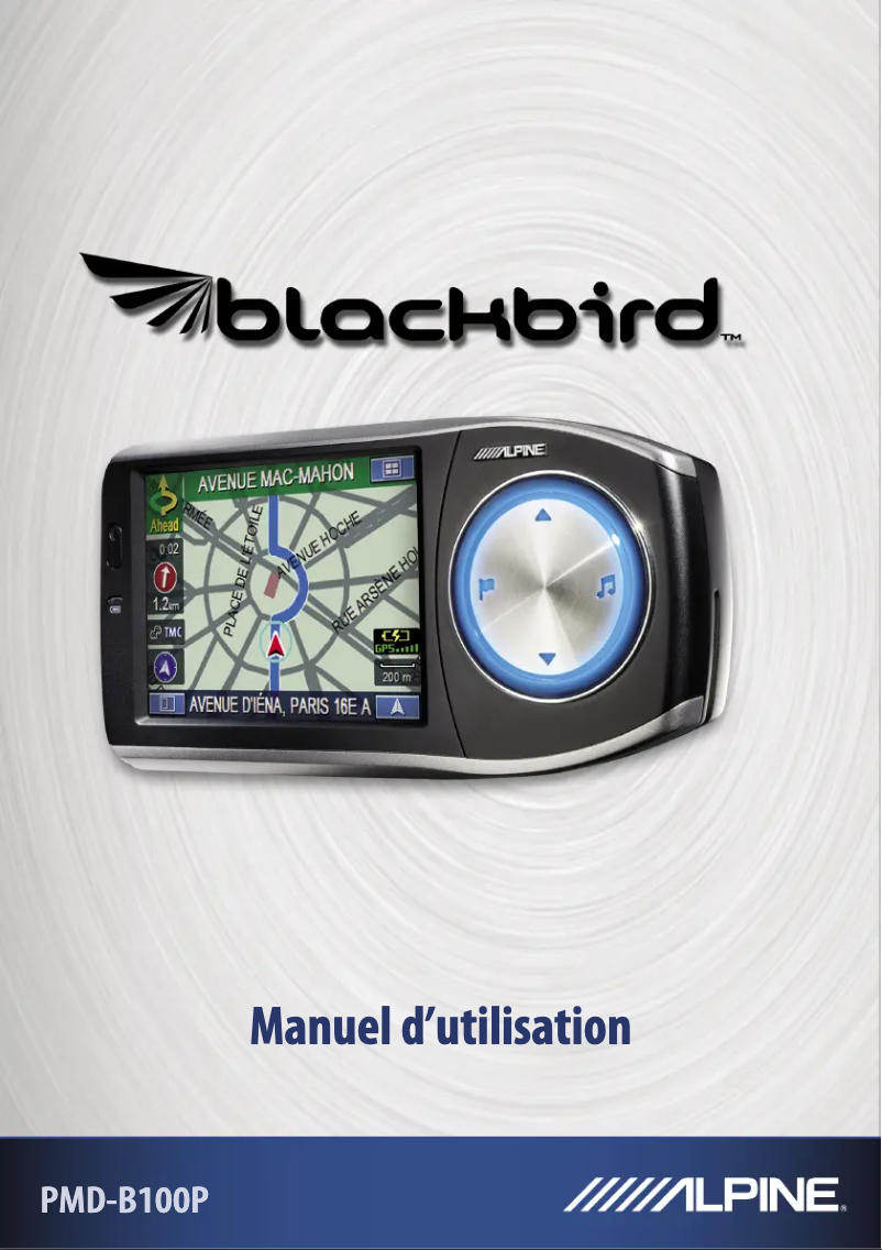Page n°1 - Manuel utilisateur Alpine PMD-B100P