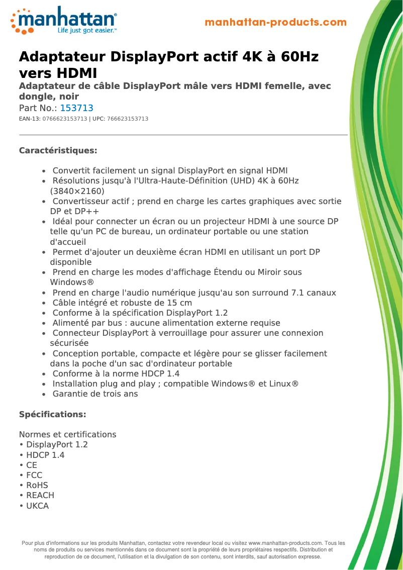 Image de la première page du manuel de l'appareil 153713