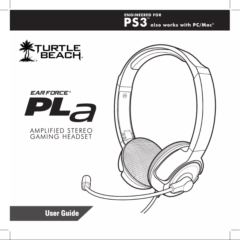 Page n°1 - Manuel utilisateur Turtle Beach ZBX0HW68220