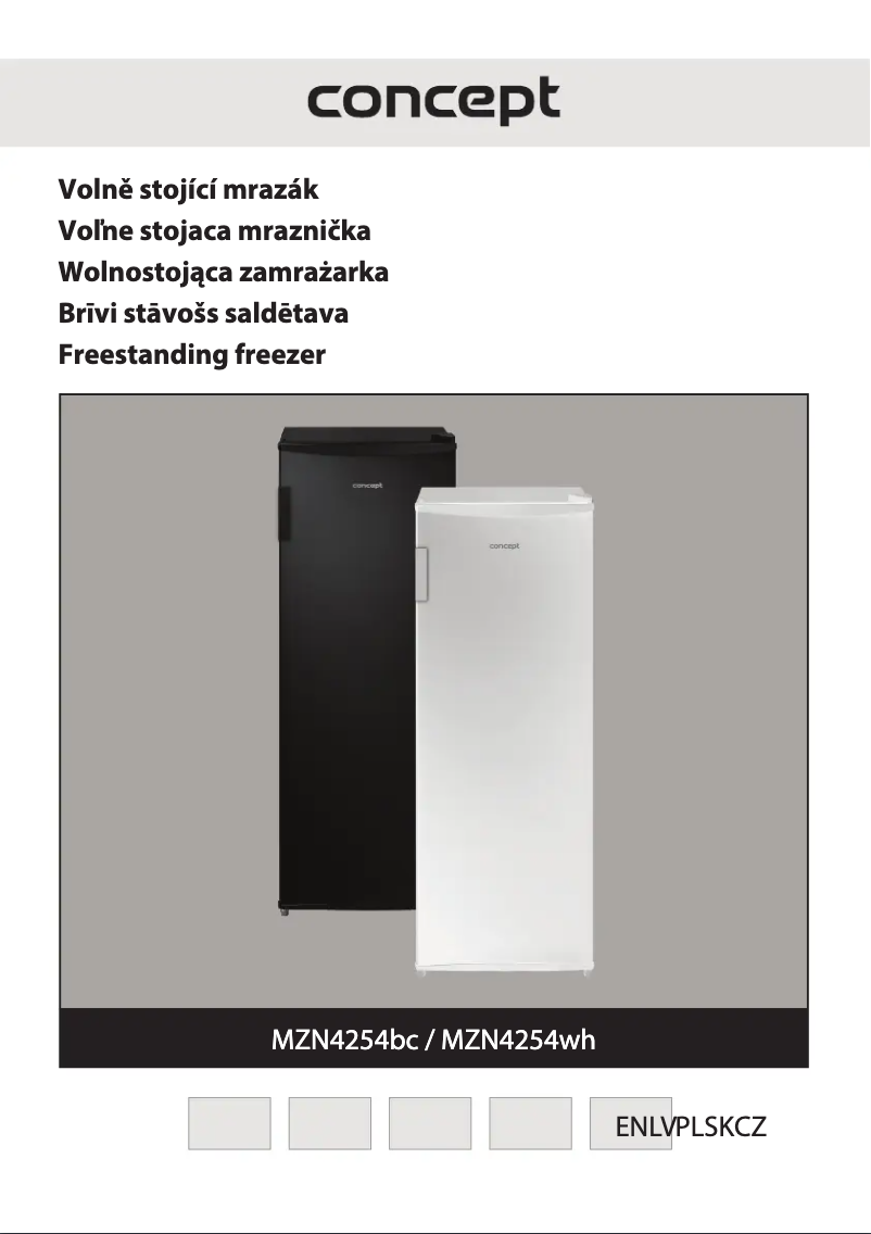 Page 1 de la notice Manuel utilisateur Concept MZN4254wh