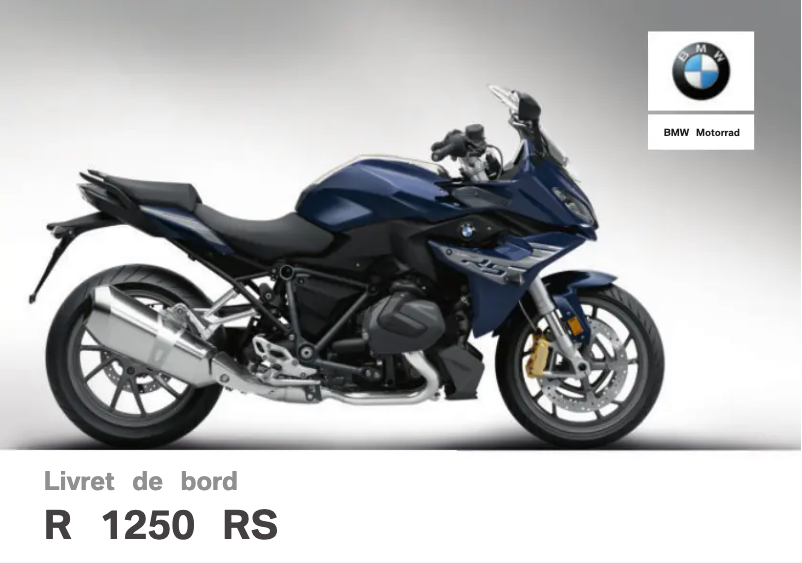 Página 1 del manual Manual de usuario BMW R 1250 RS (2019)