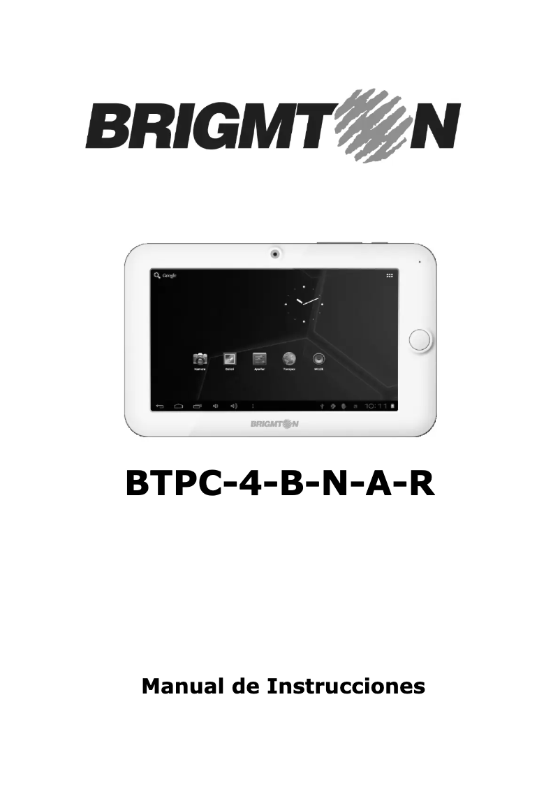 Page 1 de la notice Manuel utilisateur Brigmton BTPC-4-N