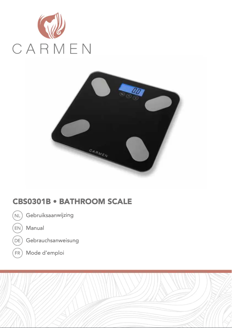 Page n°1 - Manuel utilisateur Carmen CBS0301B