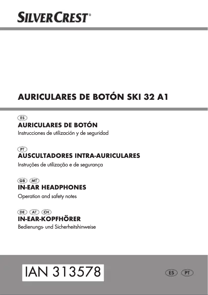 Image de la première page du manuel de l'appareil SKI 32 A1