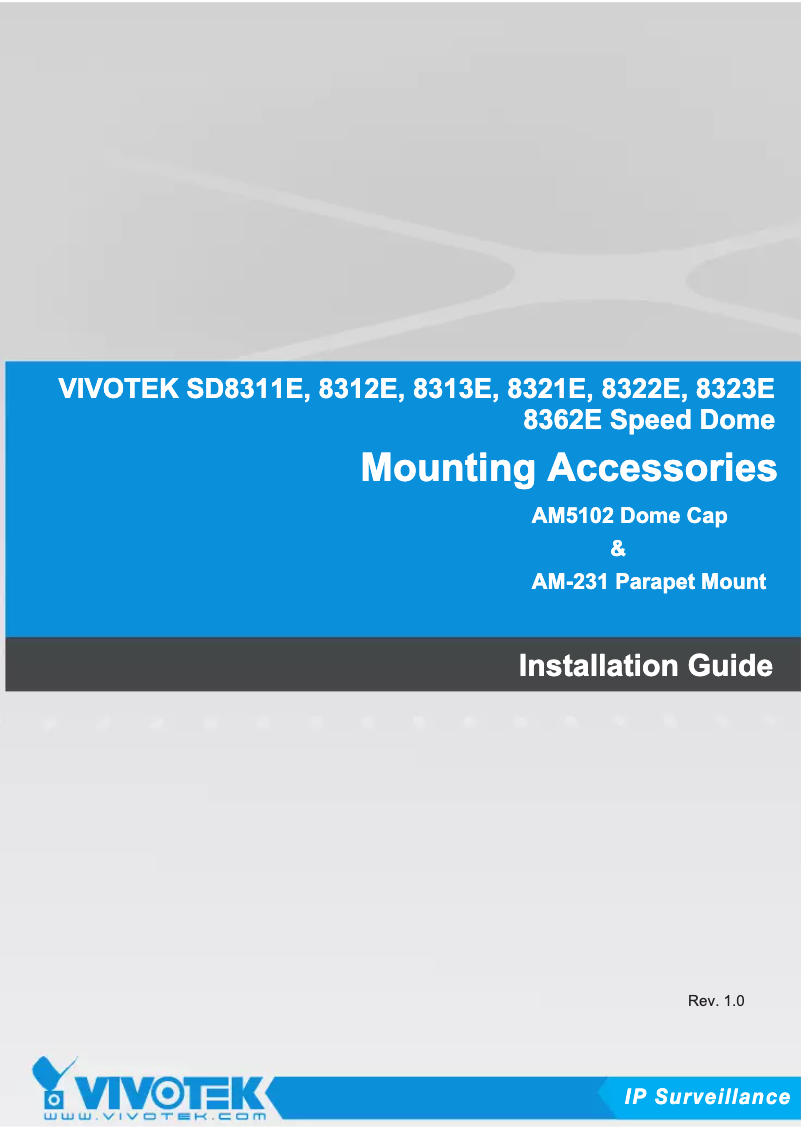 Page 1 de la notice Mode d'emploi Vivotek AM-231