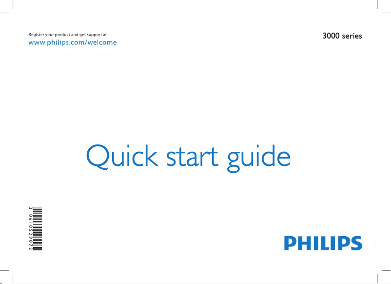 Page 1 de la notice Manuel utilisateur Philips 32PFL3008D