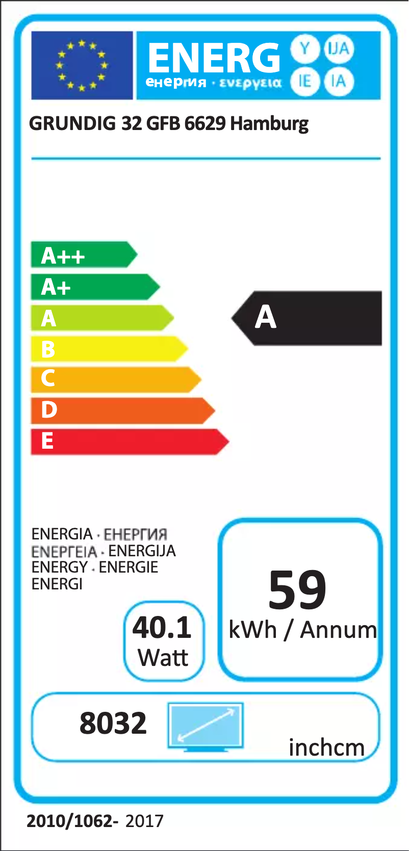 Page 1 de la notice Manuel utilisateur Grundig Hamburg 32 GFB 6629