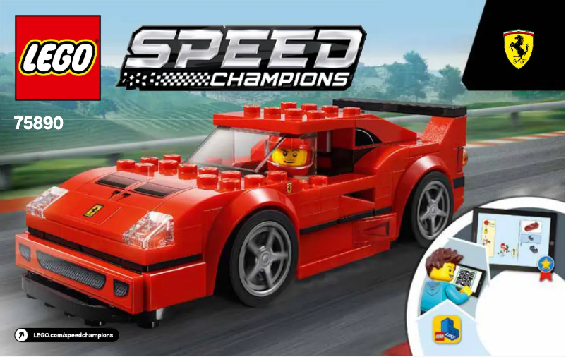 Page 1 de la notice Manuel utilisateur Lego Speed Champions 75890