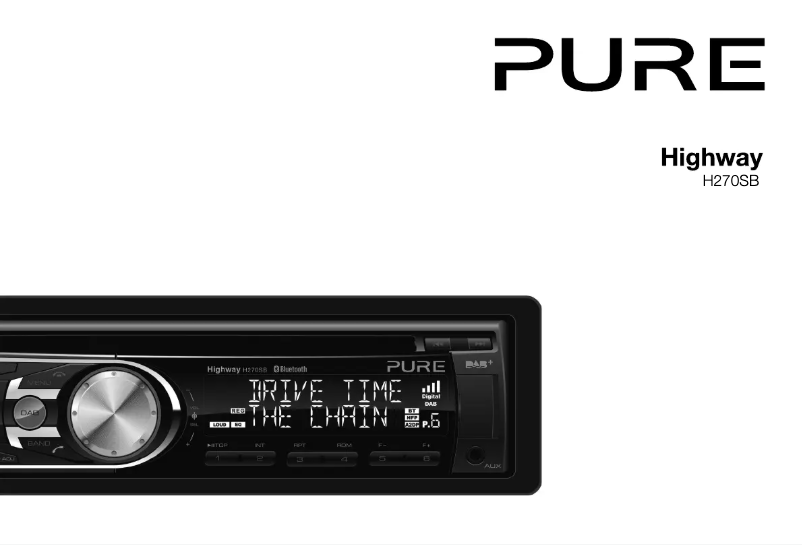 Image de la première page du manuel de l'appareil Highway H270SB