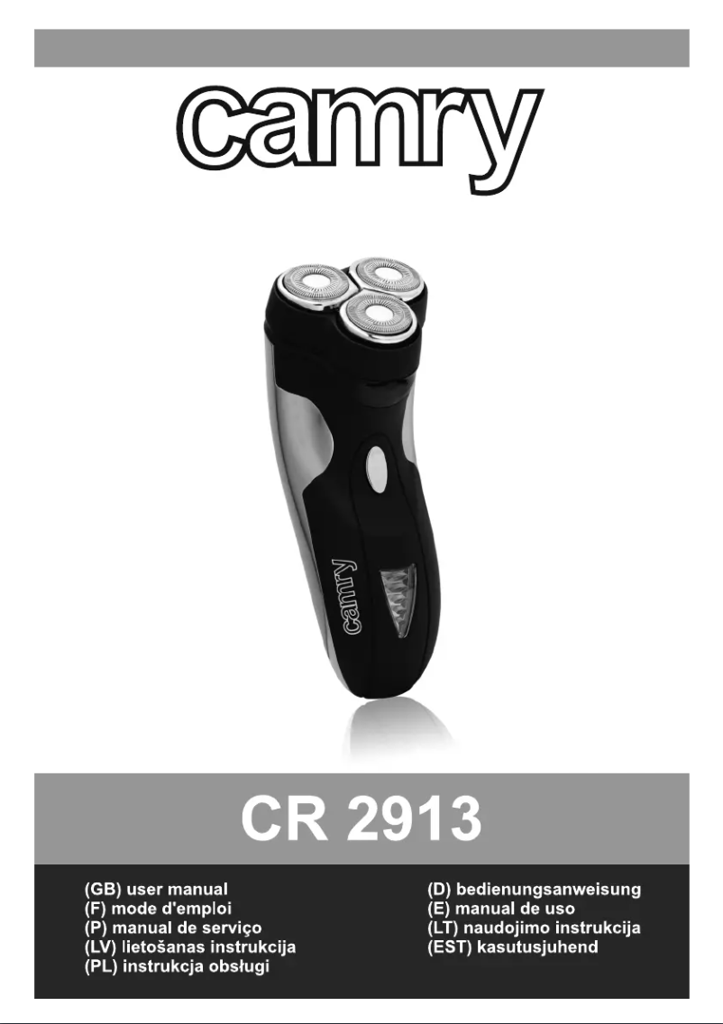 Page n°1 - Manuel utilisateur Camry CR 2913