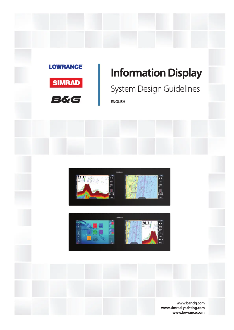 Image de la première page du manuel de l'appareil IDS Display