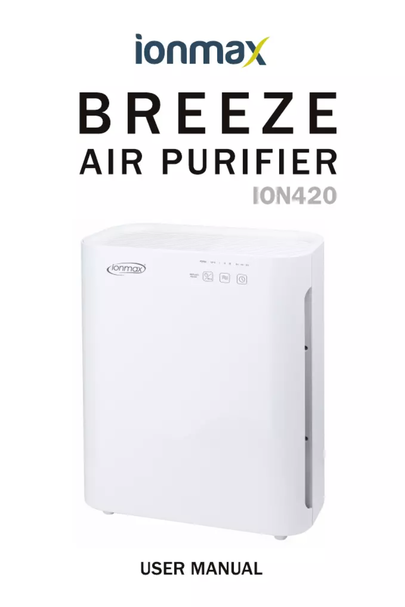 Page n°1 - Manuel utilisateur Ionmax Breeze ION420