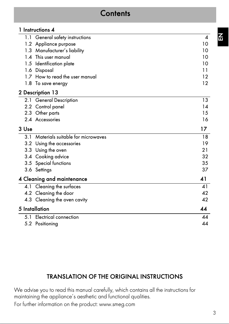 Image de la première page du manuel de l'appareil SFA4301MCX
