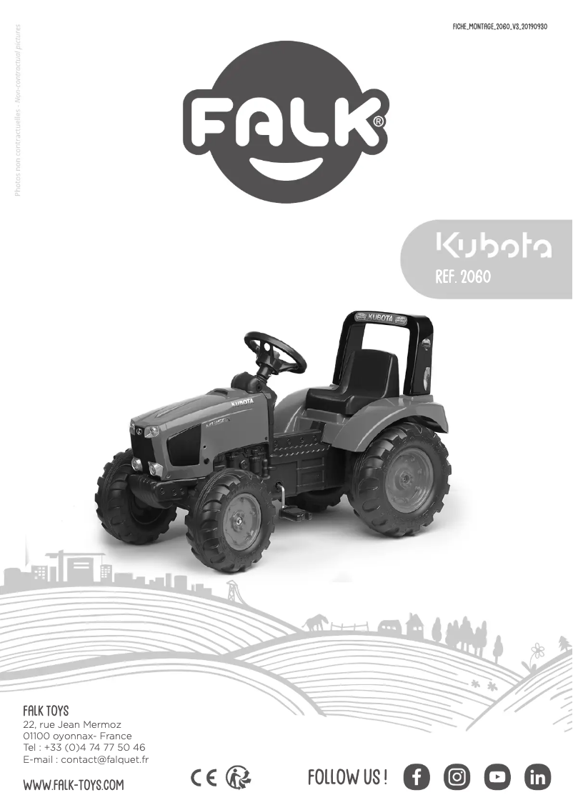 Page 1 de la notice Manuel utilisateur Falk 808-130