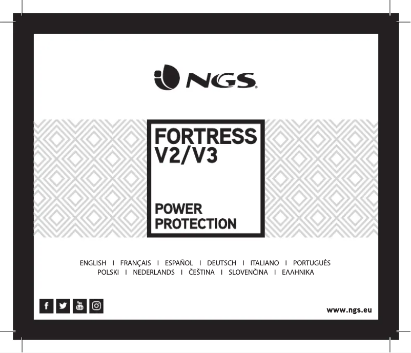Page n°1 - Manuel utilisateur NGS Fortress 1200 V3