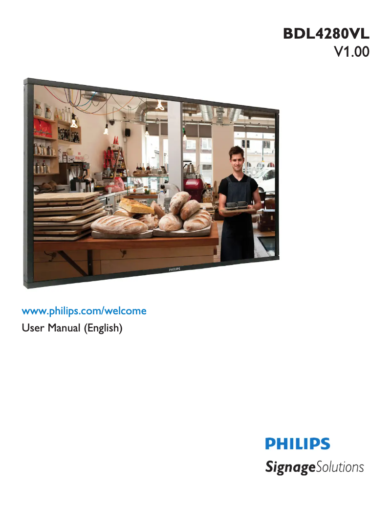 Image de la première page du manuel de l'appareil BDL4280VL