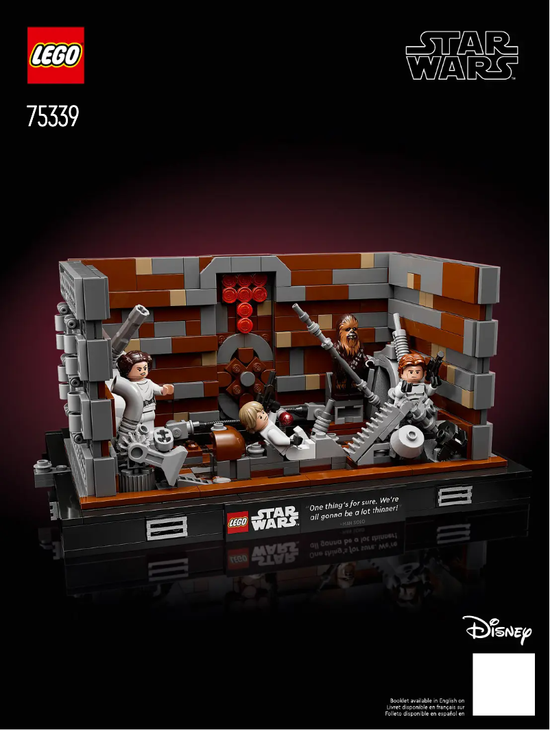 Page 1 de la notice Consignes visuelles Lego Star Wars 75339