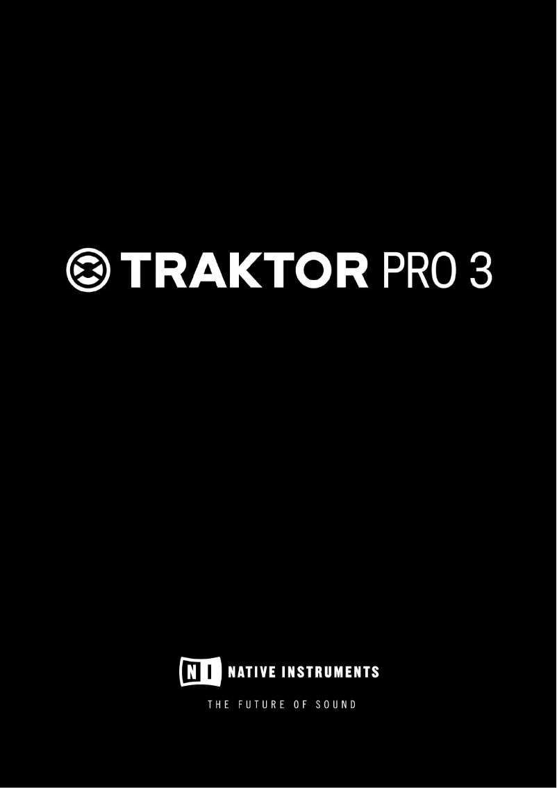 Page 1 de la notice Manuel utilisateur Native Instruments Traktor Pro 3