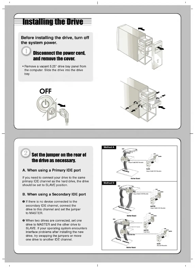 Page 1 de la notice Manuel utilisateur LG GSA-H22L