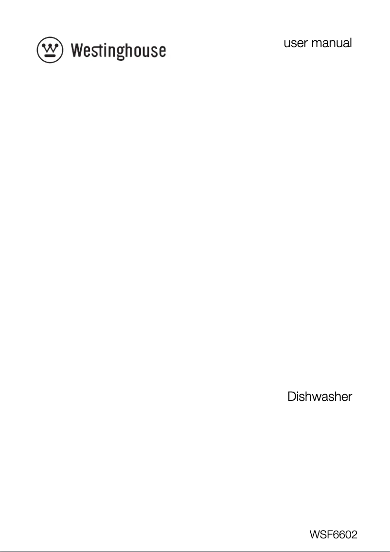 Page n°1 - Manuel utilisateur Westinghouse WSF6602
