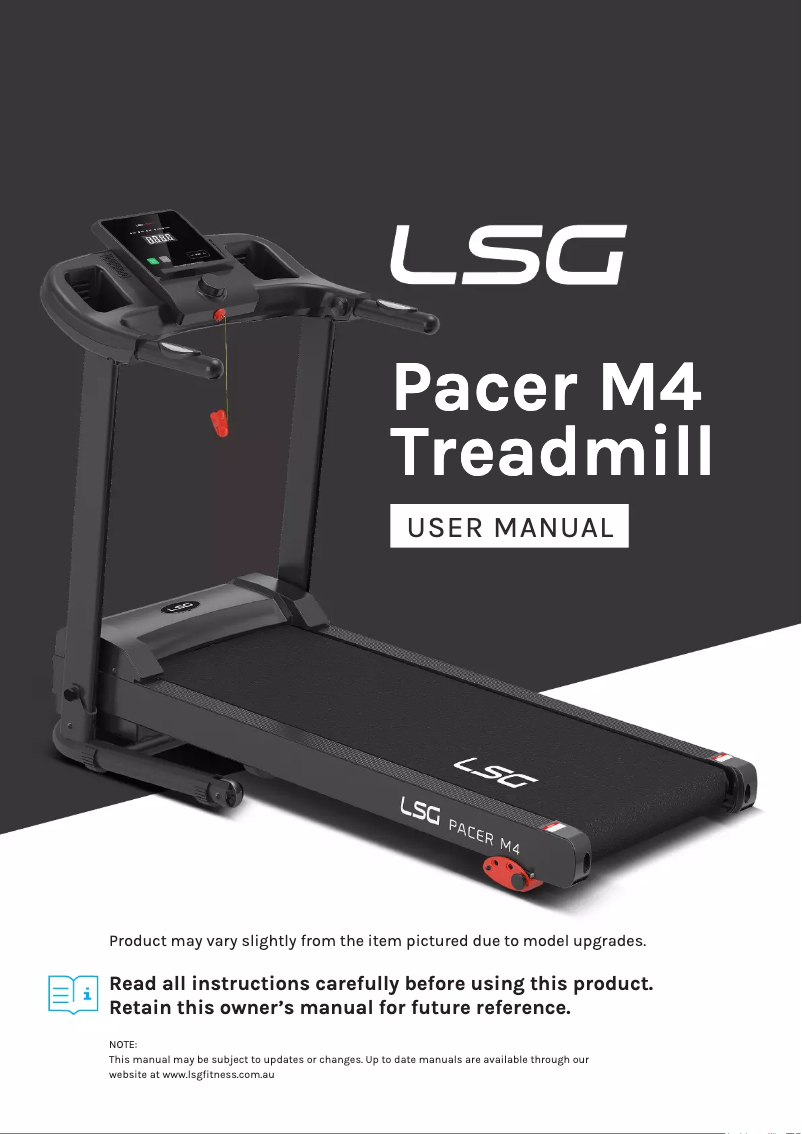 Página 1 del manual Manual de usuario LSG Pacer M4