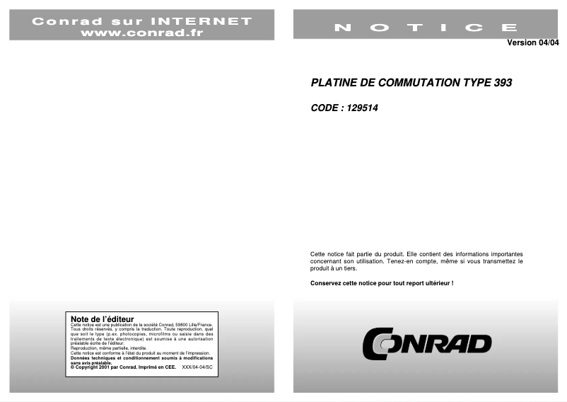 Page 1 de la notice Manuel utilisateur EPH Elektronik GS24S/06/M/DW DC