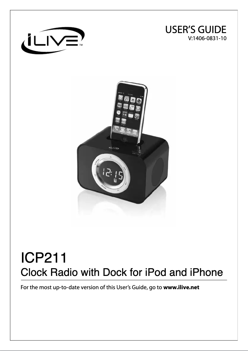 Página 1 del manual Manual de usuario iLive ICP211BU