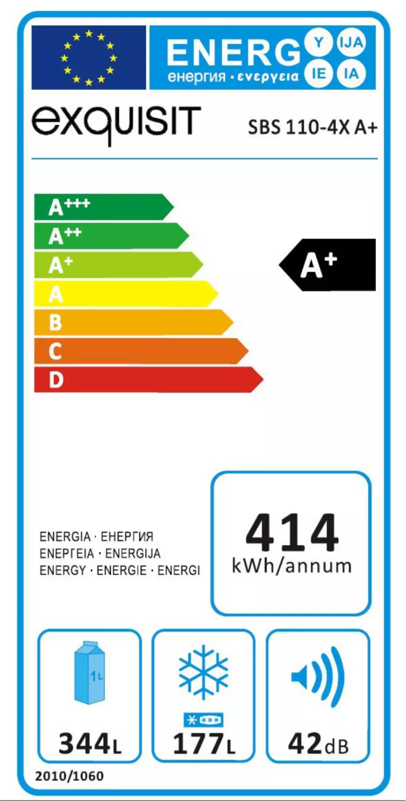 Página 1 del manual Manual de usuario Exquisit SBS110-4XA+