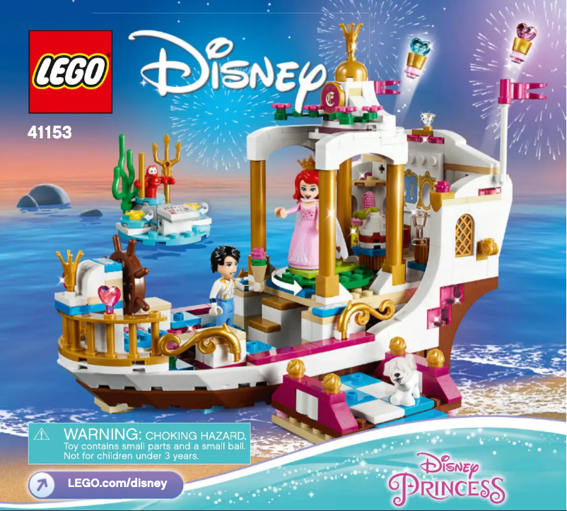 Page n°1 - Consignes visuelles Lego Disney 41153
