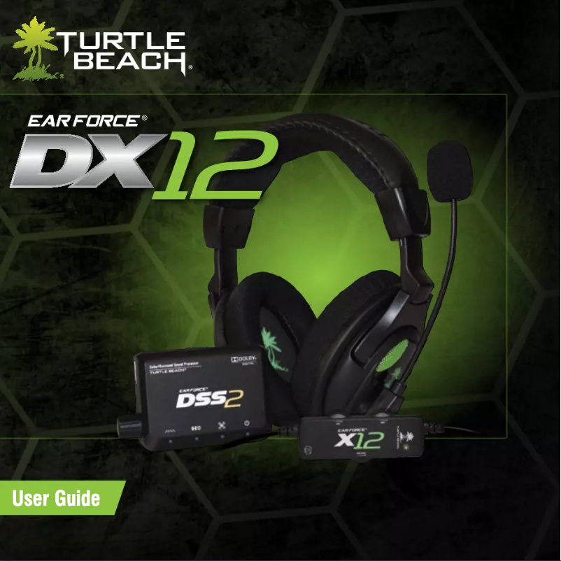 Page 1 de la notice Manuel utilisateur Turtle Beach Ear Force X12