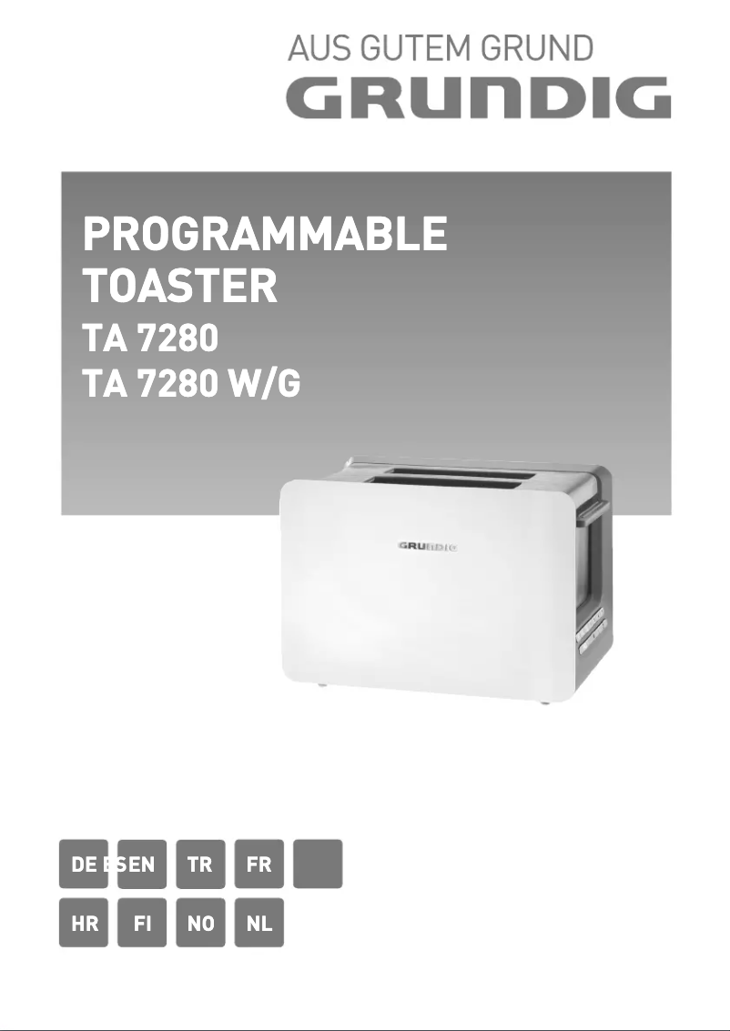 Page n°1 - Manuel utilisateur Grundig TA 7280