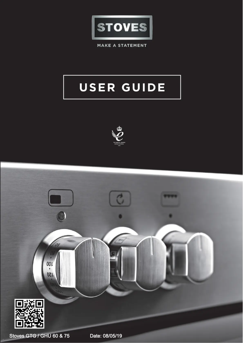 Page 1 de la notice Manuel utilisateur Stoves GHU75C