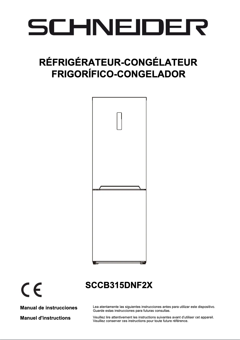 Page 1 de la notice Manuel utilisateur Schneider SCCB315DNF2X