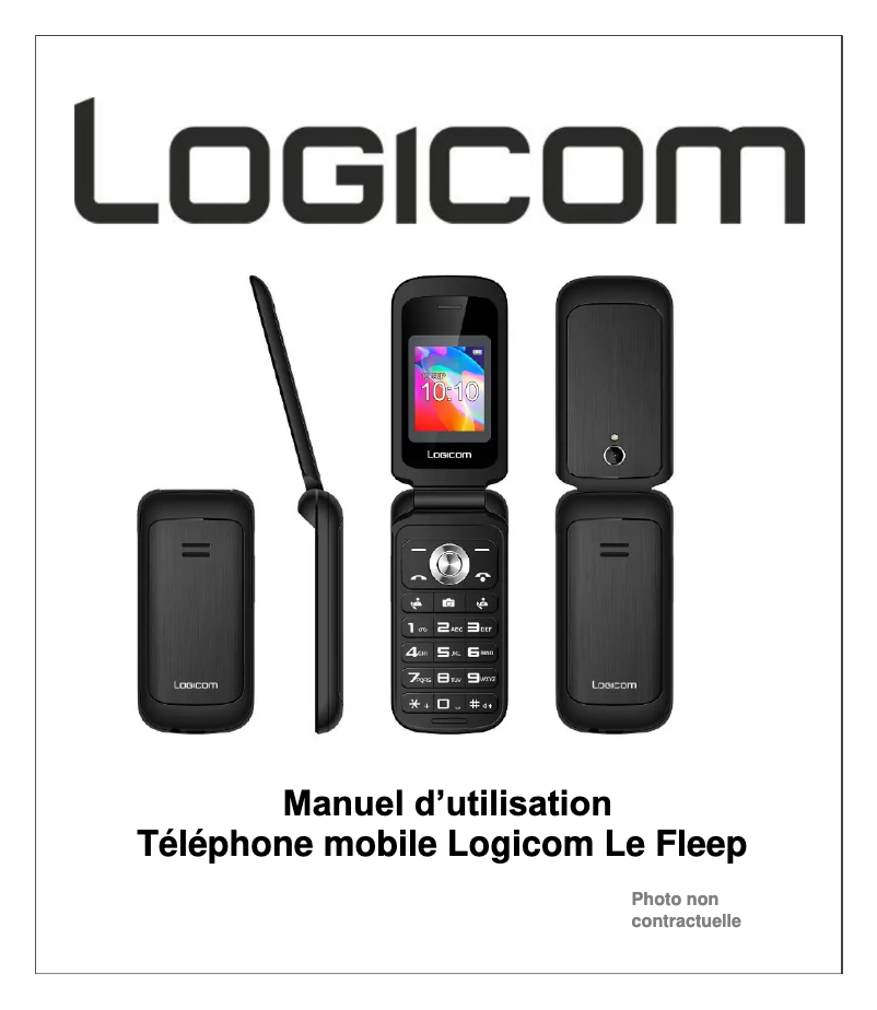 Page 1 de la notice Manuel utilisateur Logicom Le Fleep