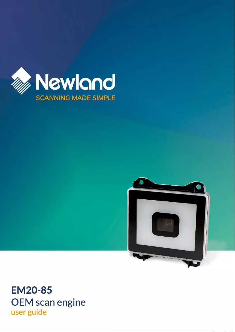 Page n°1 - Manuel utilisateur Newland EM20-85
