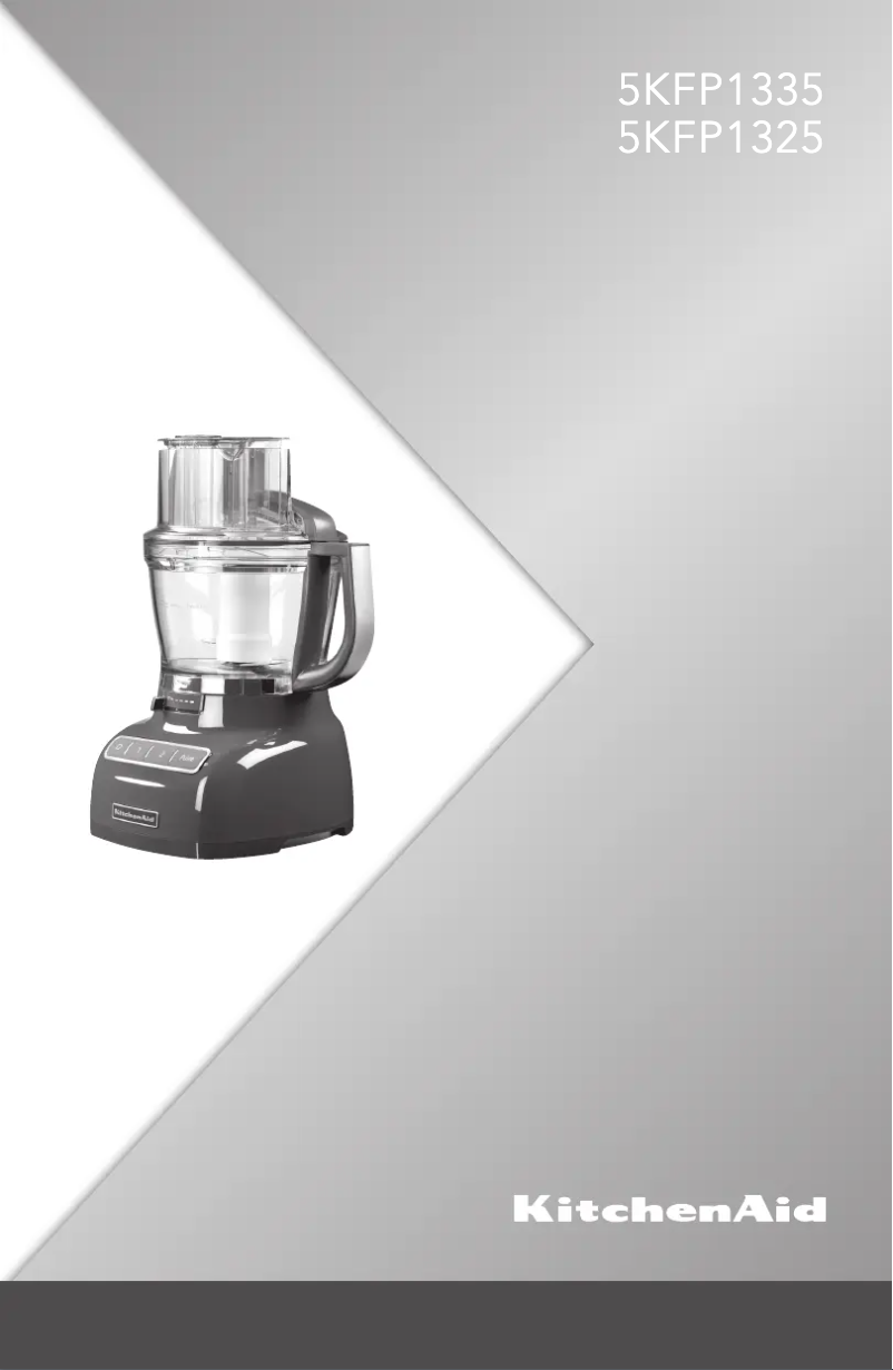 Page 1 de la notice Manuel utilisateur KitchenAid 5KFP1335