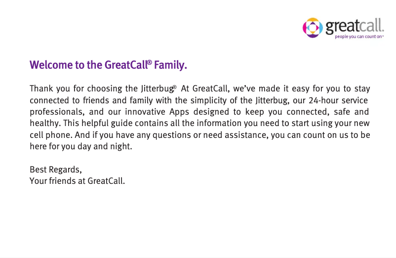Página 1 del manual Manual de usuario Samsung Jitterbug J