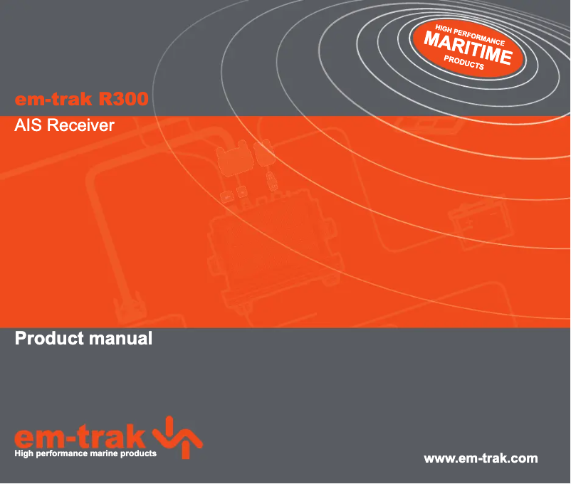 Página 1 del manual Manual de usuario Em-Trak R300