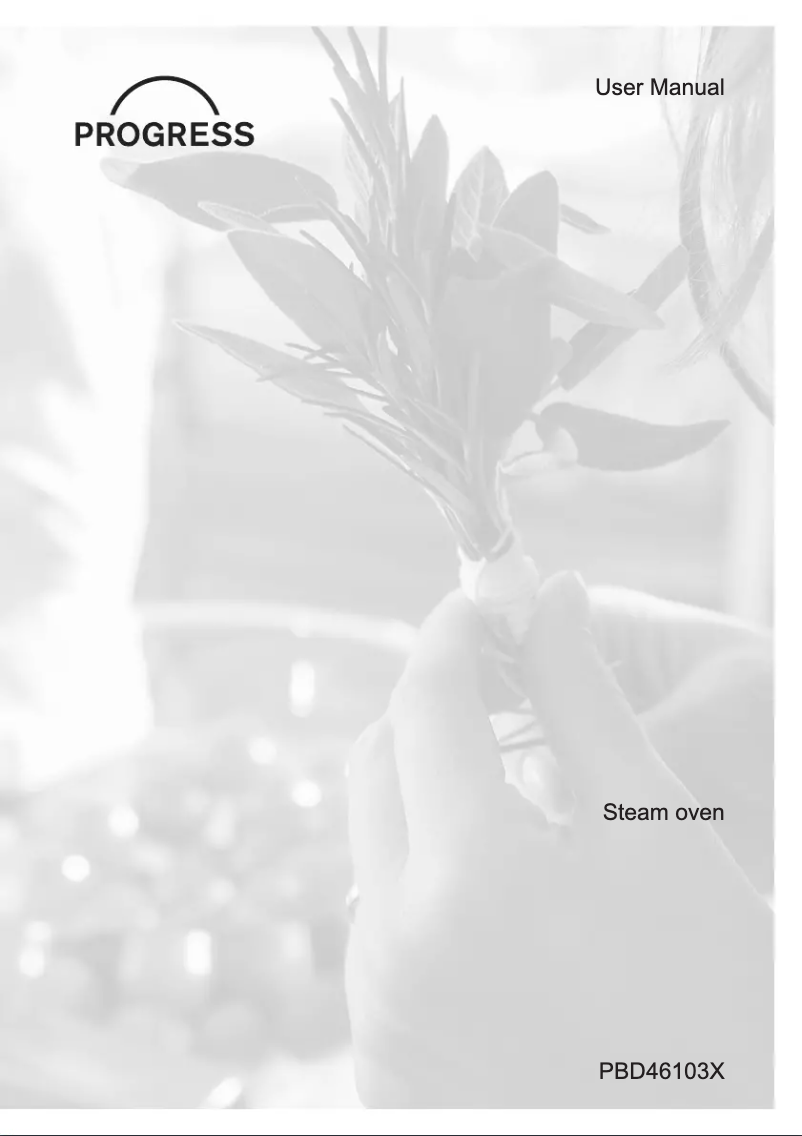 Page 1 de la notice Manuel utilisateur Progress PBD46103X