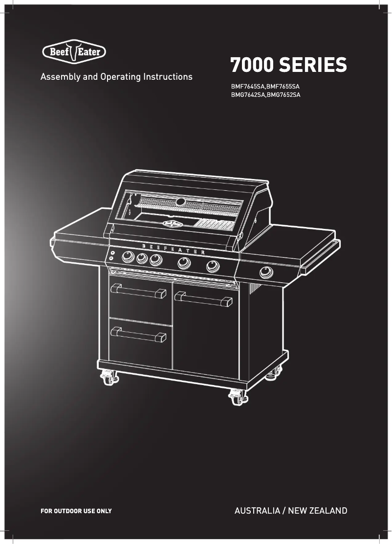 Page 1 de la notice Manuel utilisateur BeefEater 7000 Classic BBG7650SA