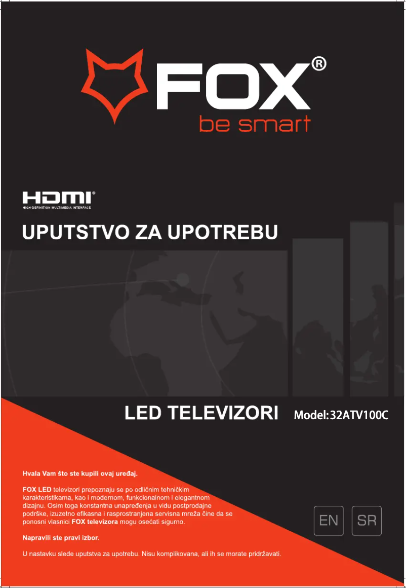 Página 1 del manual Manual de usuario FOX electronics 32ATV100C